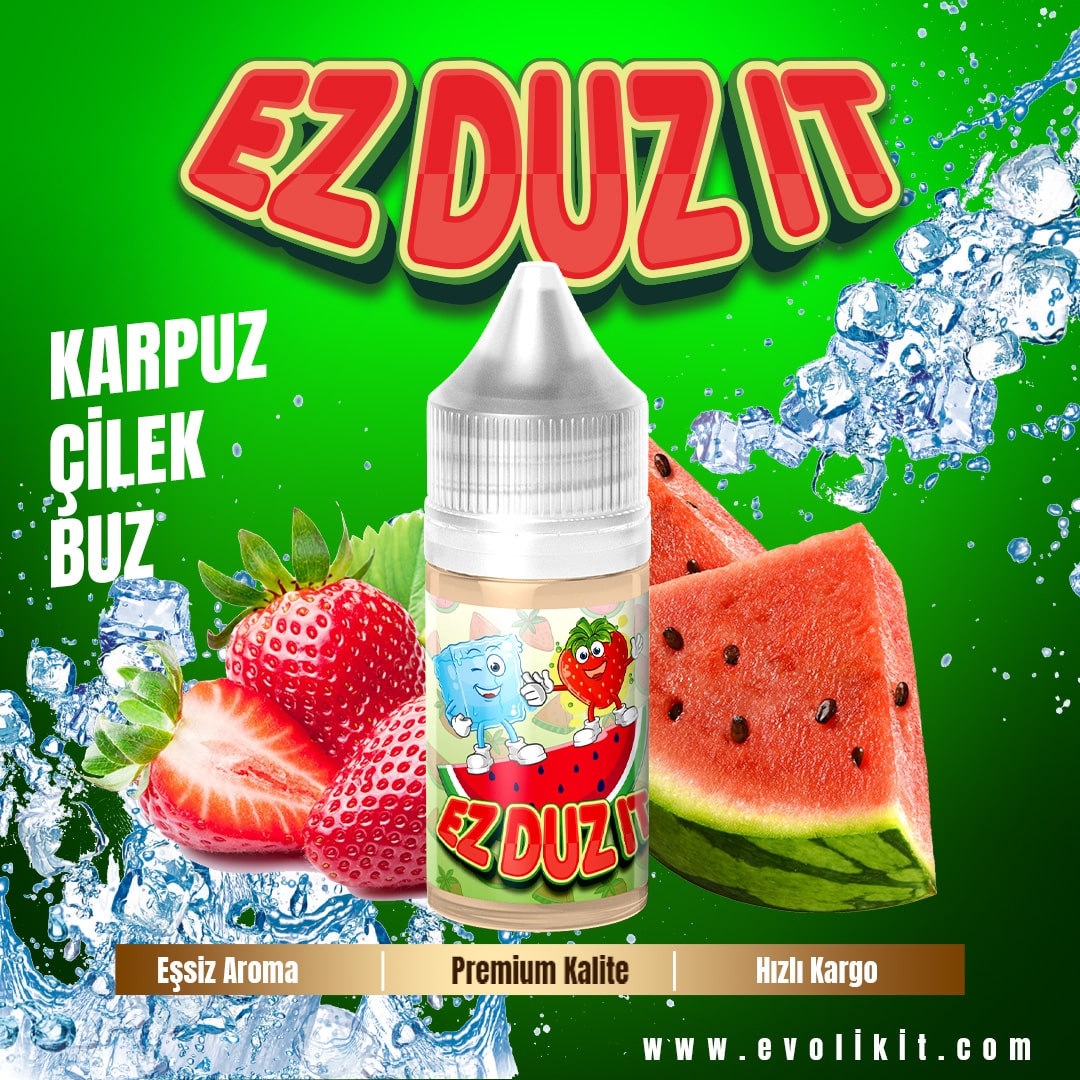 ez duz it karpuz ve çilek aromalı elektronik sigara likiti nereden alınır
