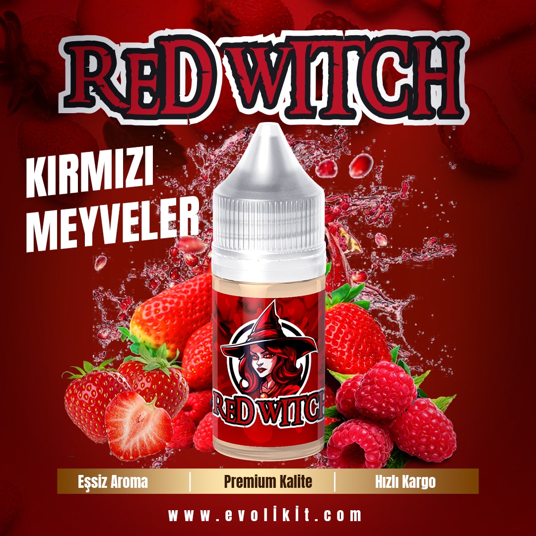 red witch kırmızı meyvelerden oluşan elektronik sigara likiti satın al